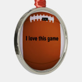 American football metalen ornament (Rechts)