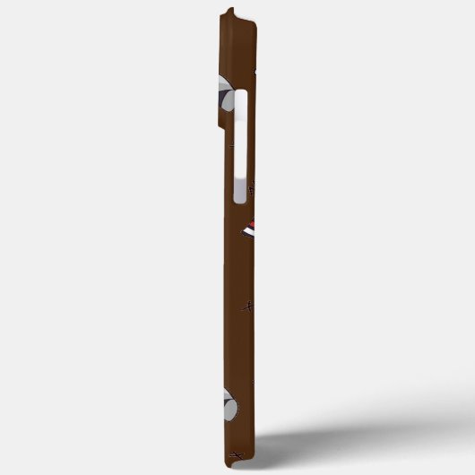 American football naadloze patroonsport liefhebber Case-Mate iPhone case (Achterkant / Links)