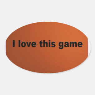 American football ovale sticker