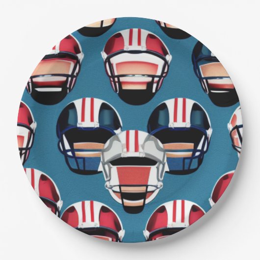 American Football Papieren Bordje (Voorkant)