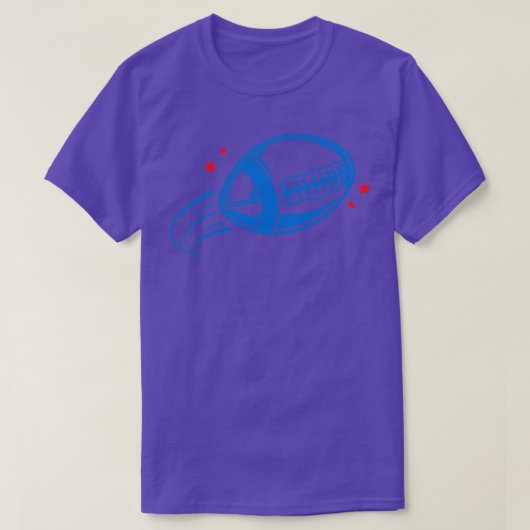 American Football Player1 T-shirt (Design voorkant)