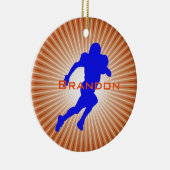 American Football Player Design Ornament (Rechts)