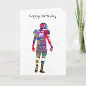 American Football Player  Kaart (Voorkant)