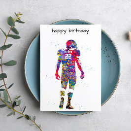 American Football Player Kaart