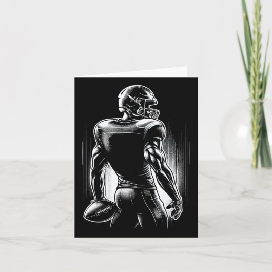 American Football Player Kaart (Voorkant)