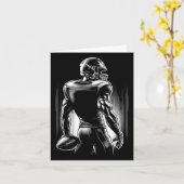 American Football Player Kaart (Gele Bloem)