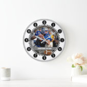 American Football Player | Naam Fotocadeaus Grote Klok (Huis)