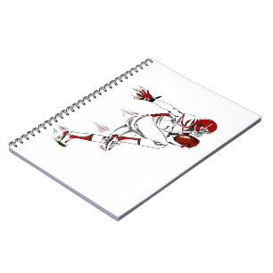 American Football Player Notitieboek