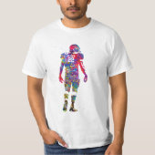 American Football Player T-shirt (Voorkant)