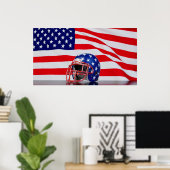 American Football Poster (Thuiskantoor)