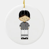American Football Referee Ornament (Achterkant)