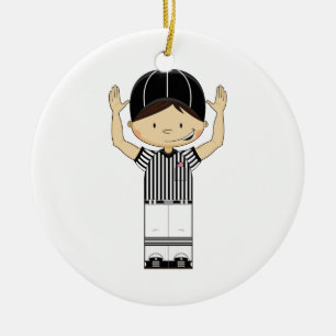 American Football Referee Ornament