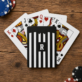 American Football Referee Stripes-speelkaarten Pokerkaarten