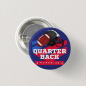American Football Ronde Button 3,2 Cm (Voorkant /achterkant)