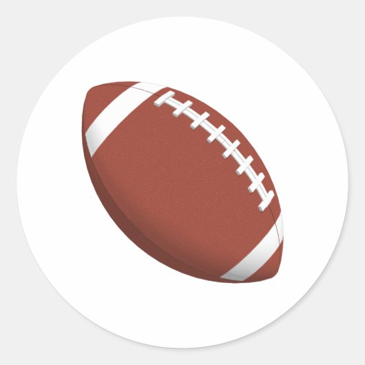 American Football! Ronde Sticker (Voorkant)