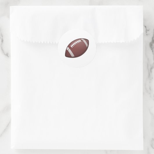 American Football Ronde Sticker (Tas)
