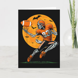 American Football Skelet Jongens Halloween Footbal Kaart