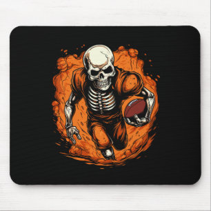 American Football Skeleton voetballer Halloween S Muismat