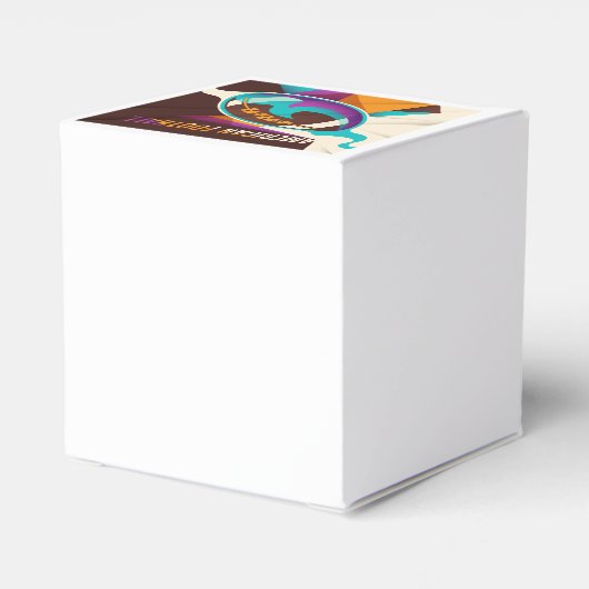 American Football Sport Ball Abstract Bedankdoosjes (Achterkant)