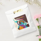 American Football Sport Ball Abstract Bedankzakje (Gezegeld)