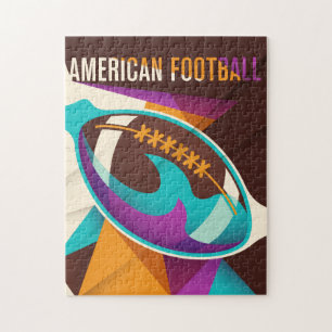 American Football Sport Ball Abstract Legpuzzel
