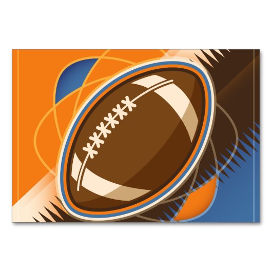 American Football Sport Ball Game Kaart (Achterkant)