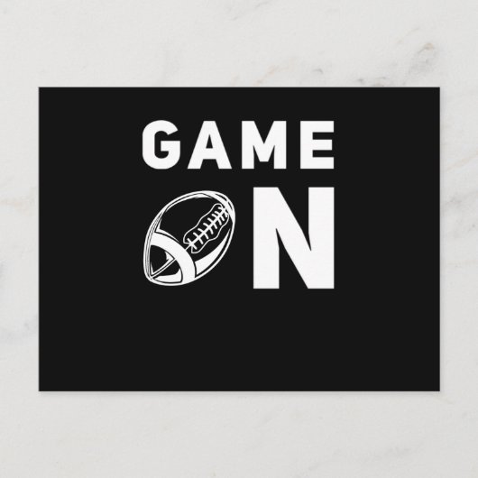 American Football Sport Hobby Athlete Muscles Briefkaart (Voorkant)