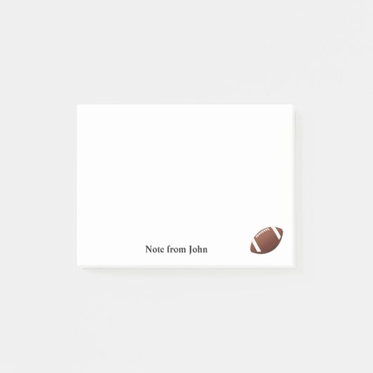 American Football Sport Thema Eigen naam Tekst Post-it® Notes (Voorkant)