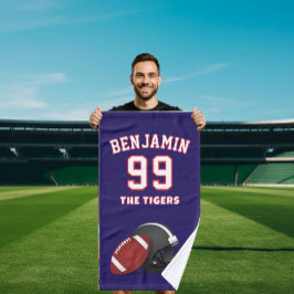 american Football sports towel, coach bath towel Handdoek