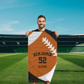 American Football sports towel, coach bath towel Handdoek