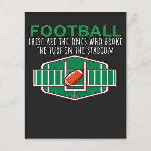 American Football Stadion Flyer