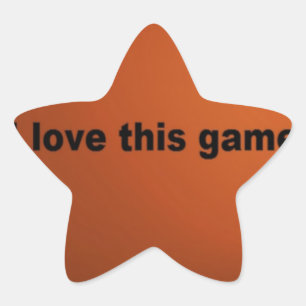 American football ster sticker