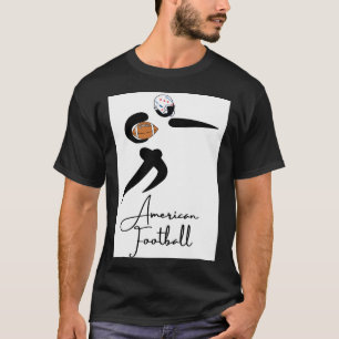 American football t-shirt