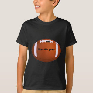 American football t-shirt