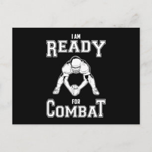 American Football Team Sports Game Player USA Gift Briefkaart