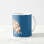 American Football Touchdown Koffiemok (Voorkant rechts)