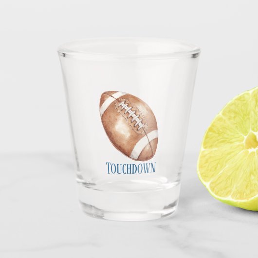 American Football Touchdown Shot Glas (Voorkant)