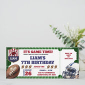 American Football Touchdown Verjaardag (Staand voorkant)
