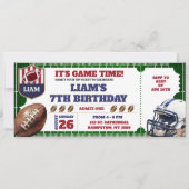 American Football Touchdown Verjaardag (Voorkant)