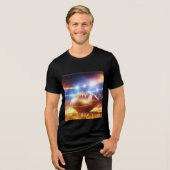 American Football Tri-Blend Shirt (Voorkant volledig)
