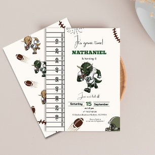American Football Triceratops dinosaurus verjaarda Kaart