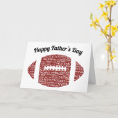 American Football Vaderdagkaart Kaart (Gele Bloem)