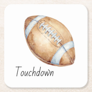 American Football Verjaardag Kartonnen Onderzetters