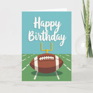 American Football Verjaardagskaart Kaart