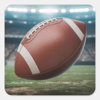 American Football Vierkante Sticker