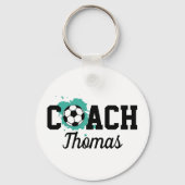 American Football | Voetbal coach of spelersnaam Sleutelhanger (Voorkant)