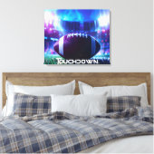 AMERICAN FOOTBALL - VOETBAL - TOUCHDOWN CANVAS AFDRUK (Insitu (Slaapkamer))