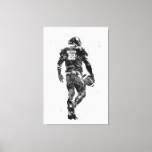 American Footballspeler Canvas Afdruk (Voorkant)