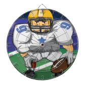American footballspeler dartbord (Voorkant)