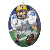 American footballspeler dartbord (Voorkant Rechts)